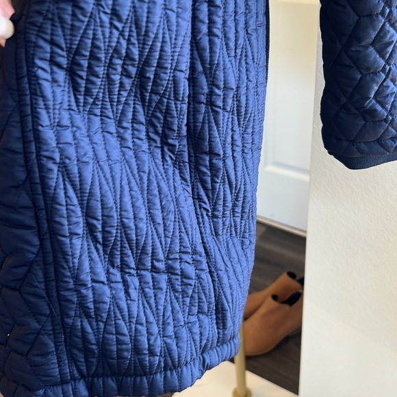 Black Quilted Weatherproof full zip snap jacket coat Medium - Picture 7 of 9